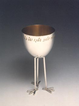 Peace wine goblet